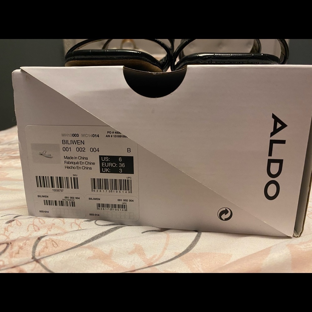 black aldo shoes.